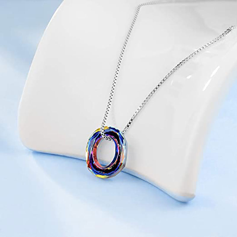 Wholesale Crystal Round Magic Clavicle Necklace